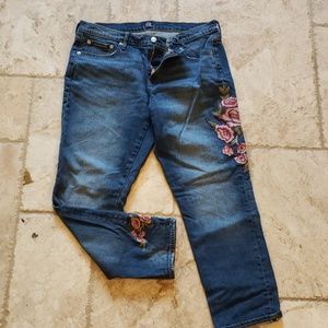 Gap Best Girlfriend floral jeans